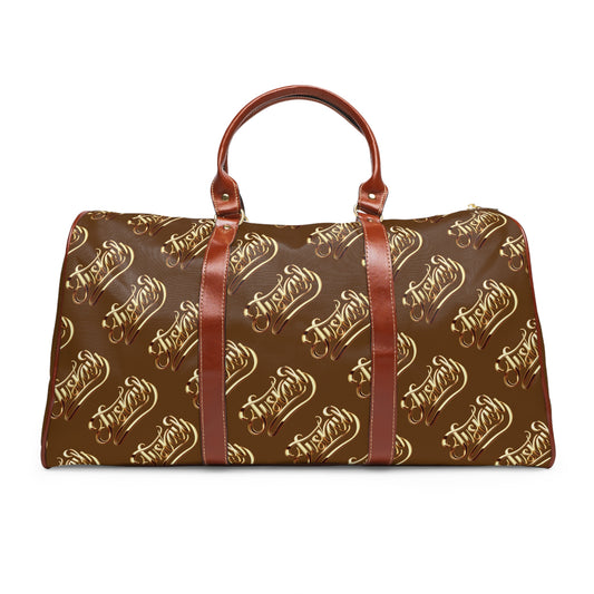 Stylish Travel Bag | JusKay Design (Brown)