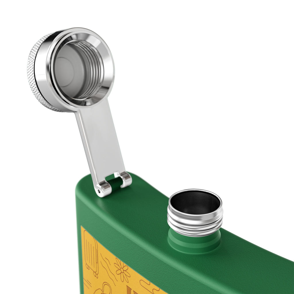 Stainless Steel Flask, 6oz - JusKay Design