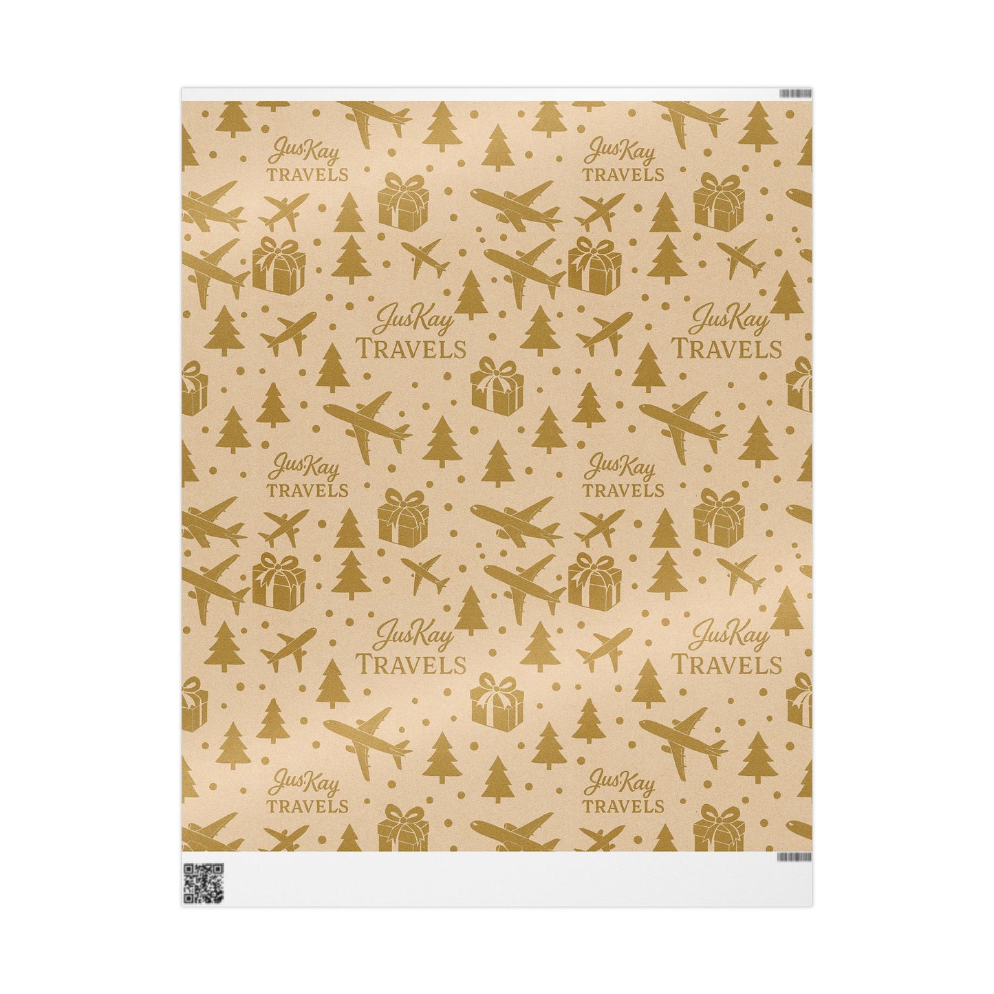 Christmas | Holiday Wrapping Paper | JusKay Travels Design