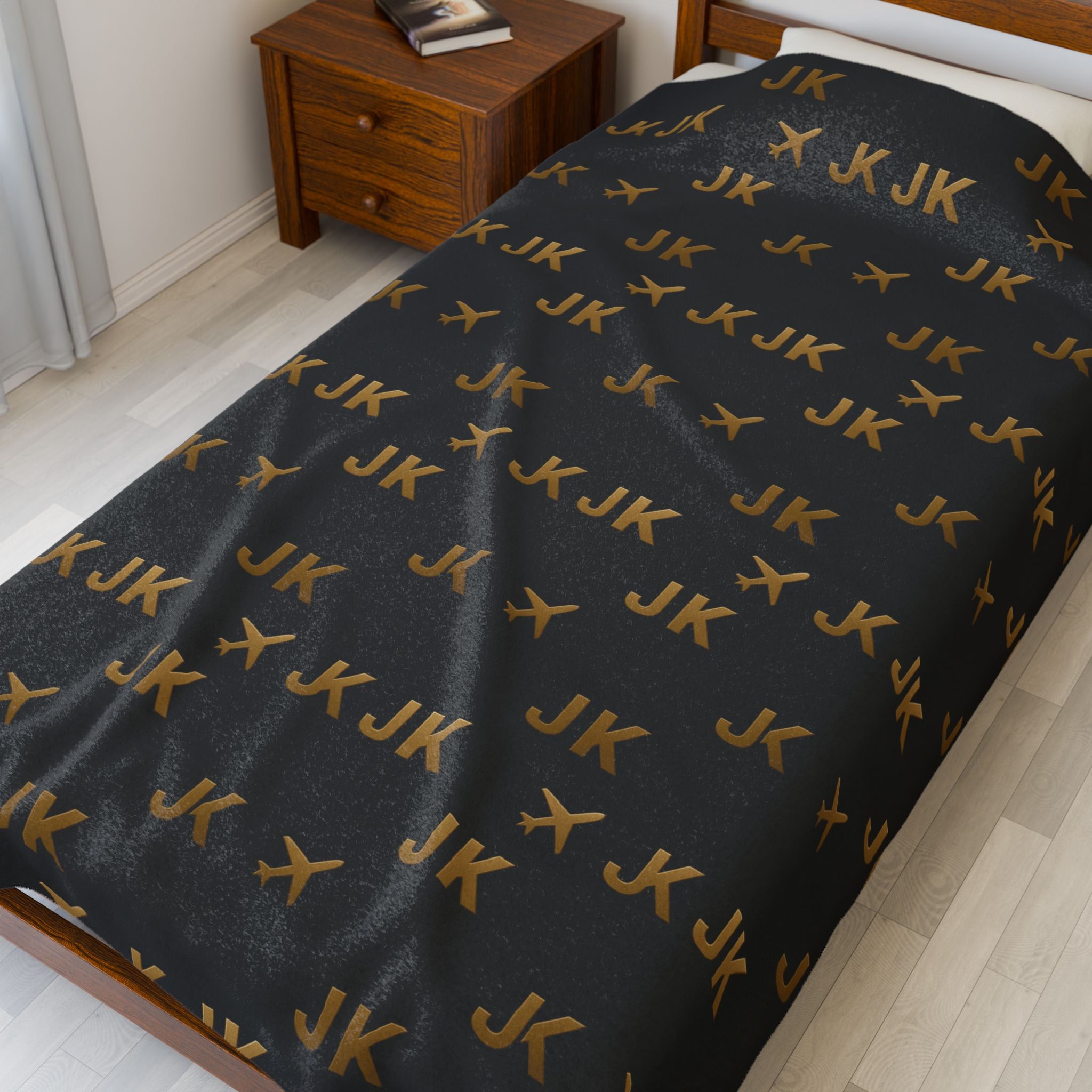 JusKay Travels Plush Blanket