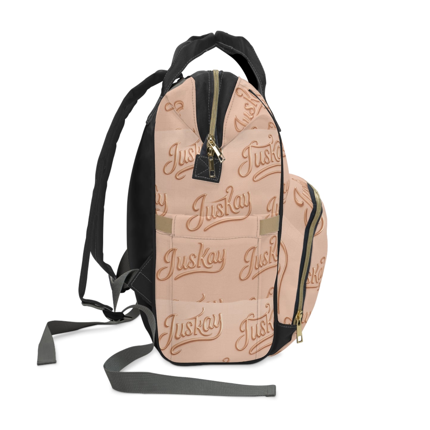 Stylish Travel Diaper Backpack Luxe Pattern | JusKay Design
