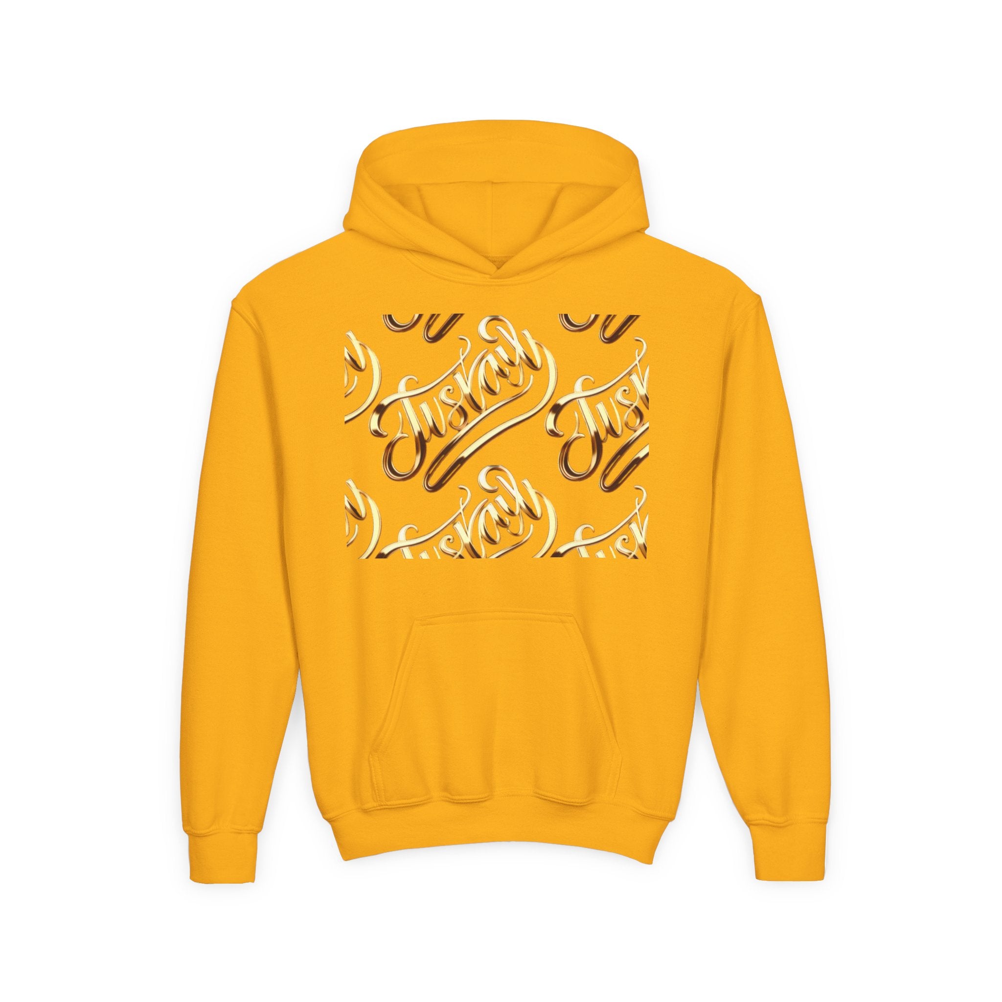 Youth Hooded Sweatshirt with Juskay Design