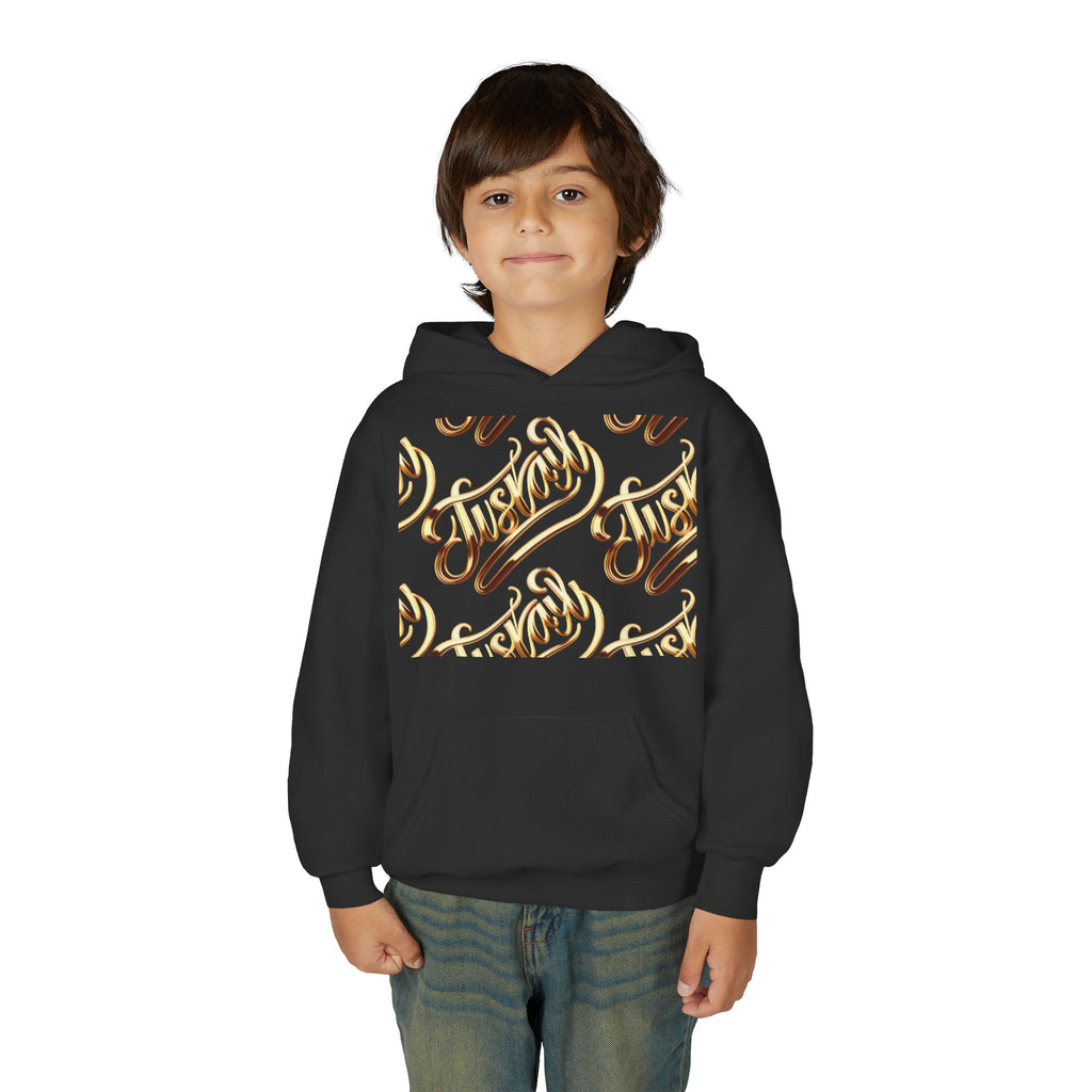 Youth Hooded Sweatshirt with Juskay Design