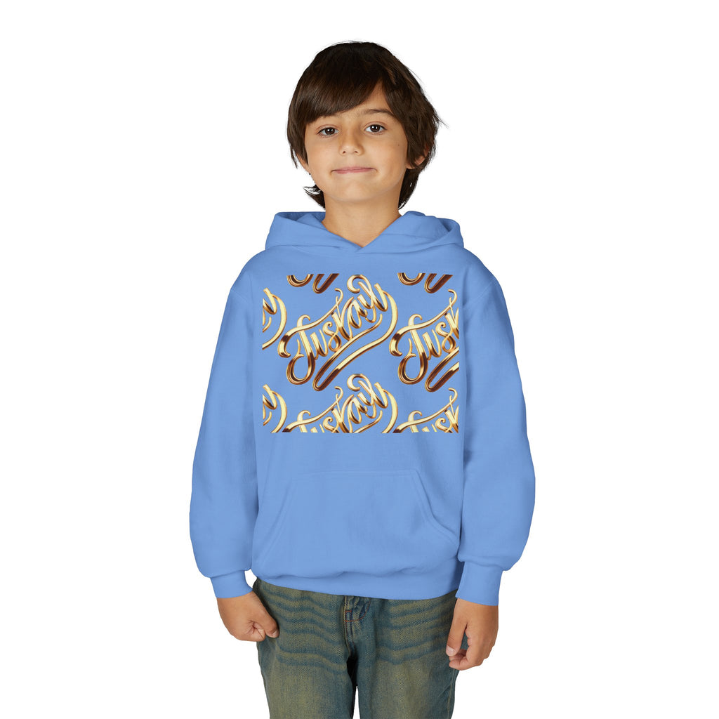 Youth Hooded Sweatshirt with Juskay Design