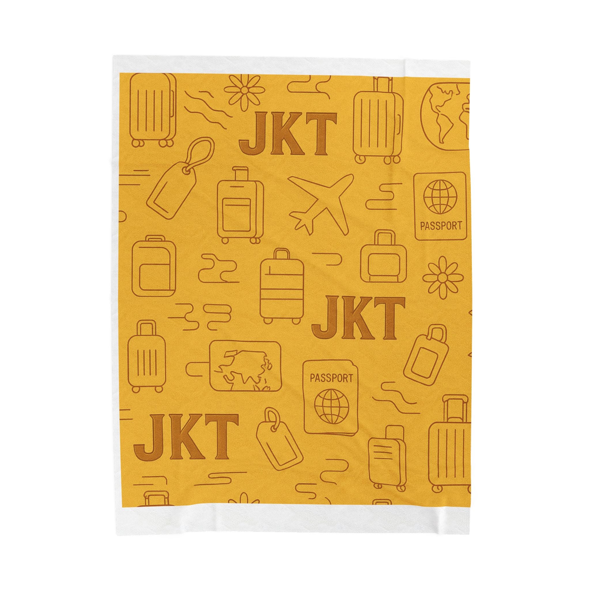 Plush Travel Blanket - Juskay Design