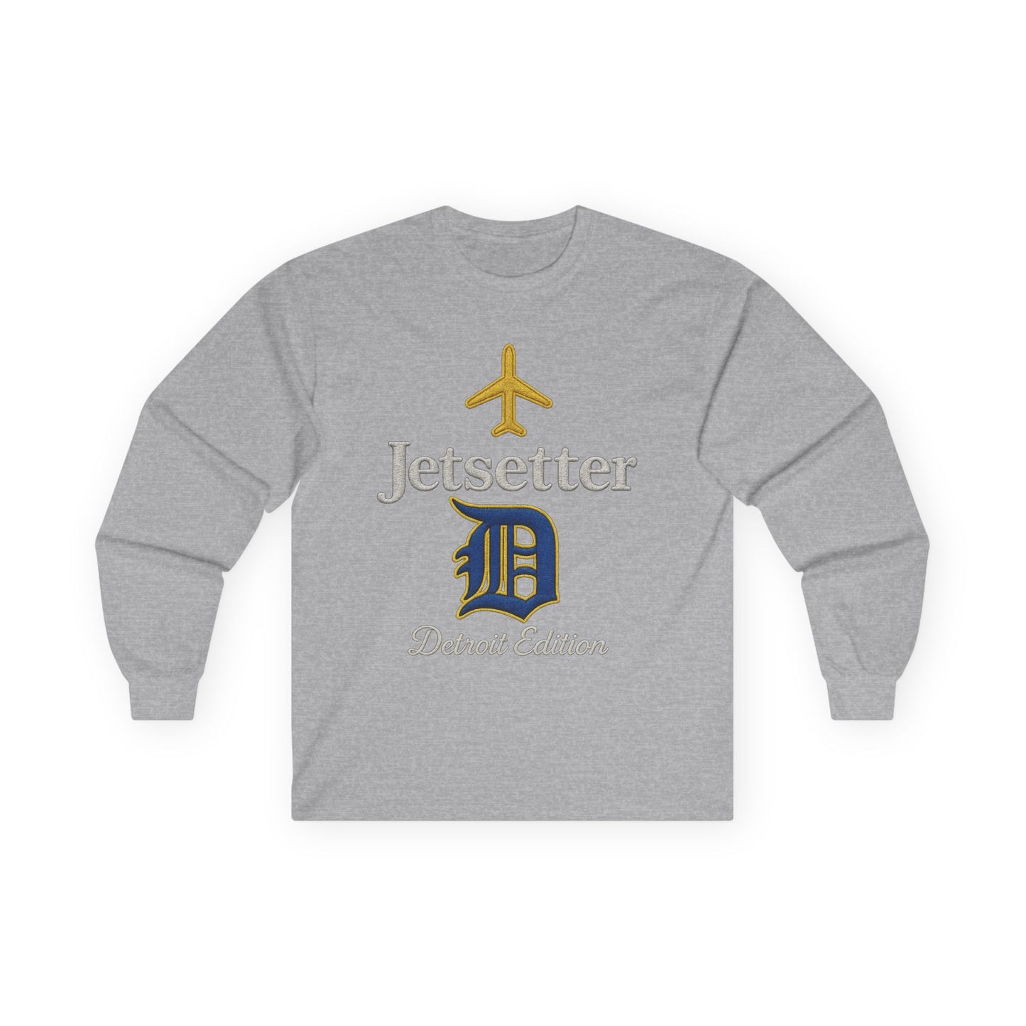 Jetsetter Detroit Long Sleeve Tee - JusKay Design