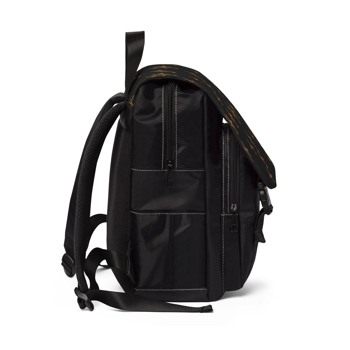 Shoulder Travel Backpack| JusKay Design (Black)
