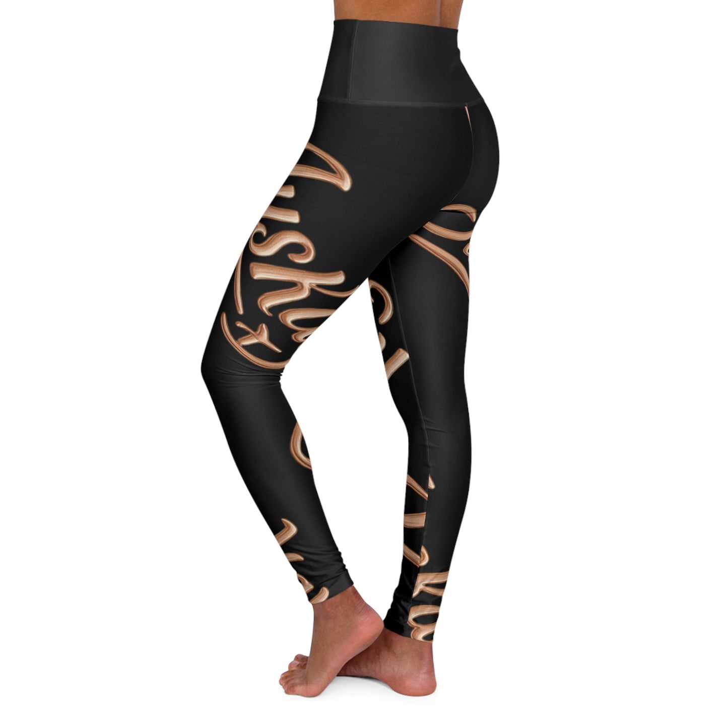 Luxe Pattern High Waisted Yoga Leggings | JusKay Design