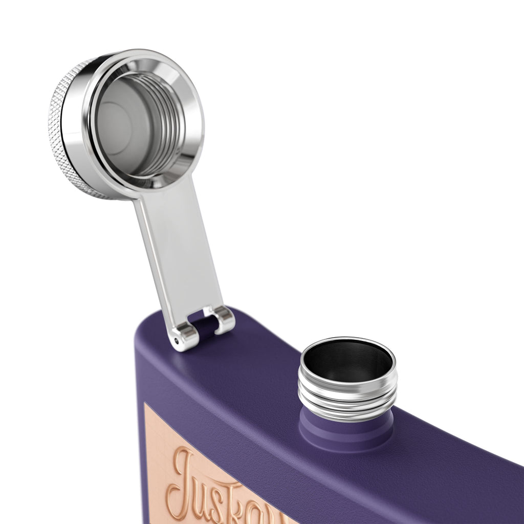 Stainless Steel Flask, 6oz - JusKay Design
