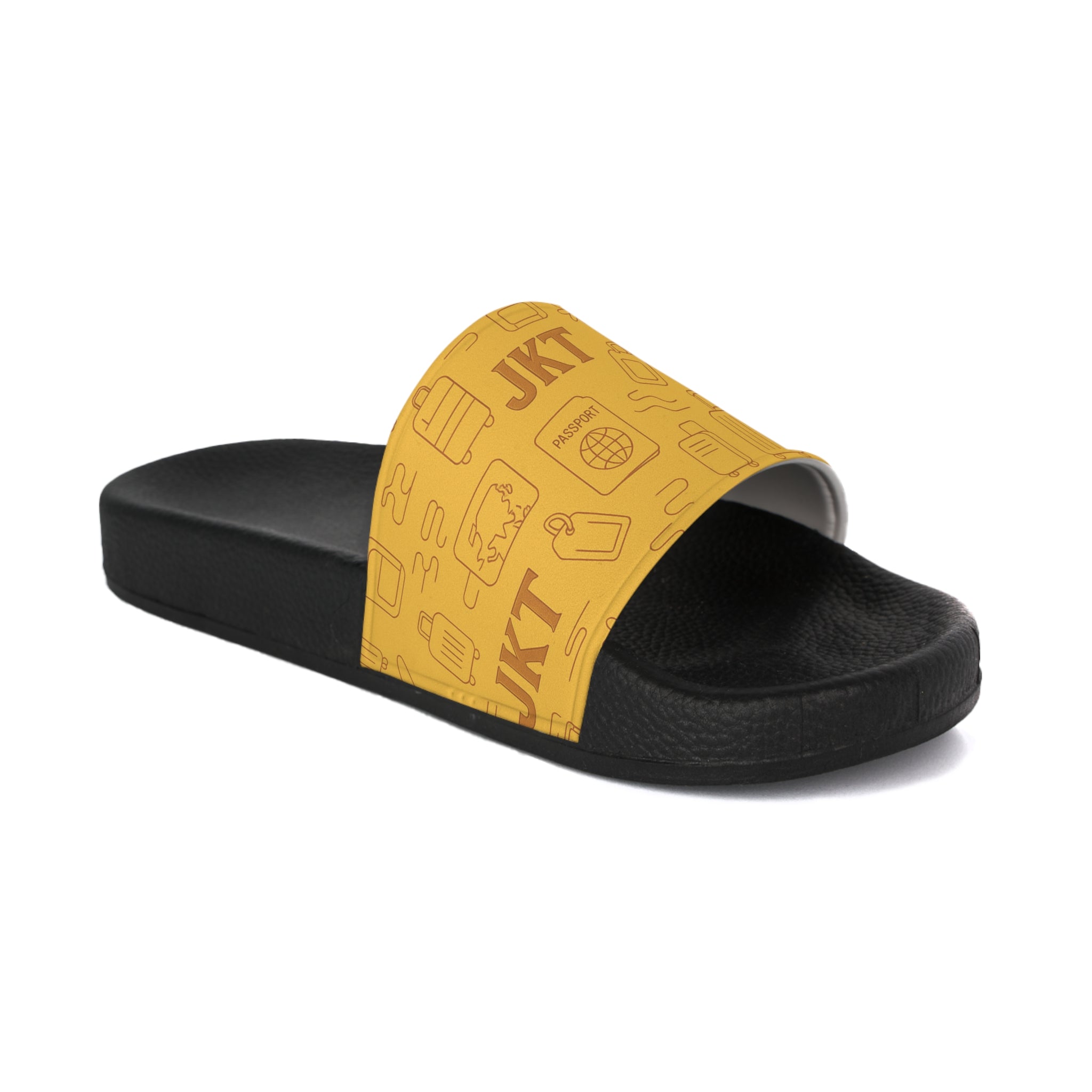 Men's Slide Sandals, Summer Travel Comfortable Footwear