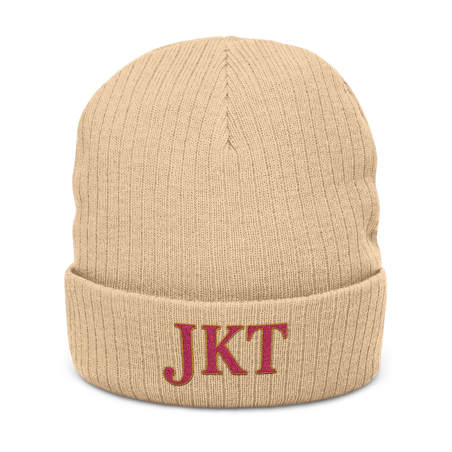 Beanie — Ribbed Knit Cuffed Hat - JusKay Design