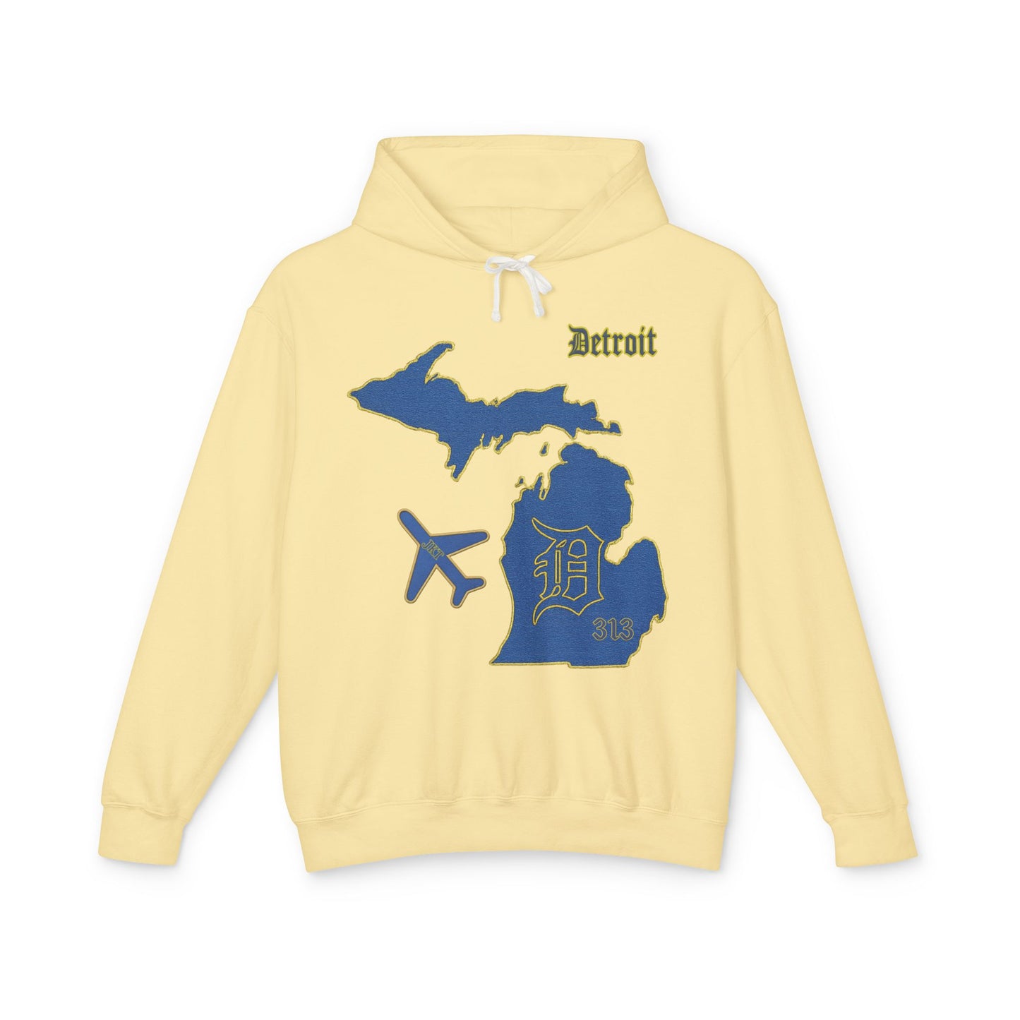 Jetsetter Hoodie | Detroit Edition - Michigan Map Travel Pullover