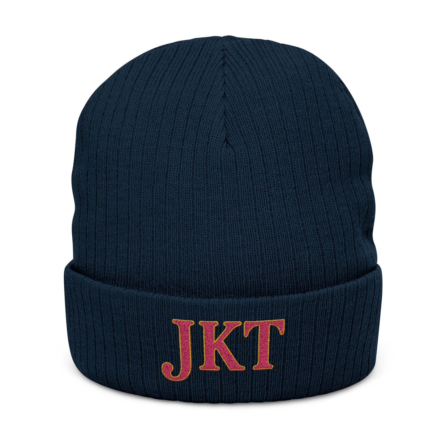 Beanie — Ribbed Knit Cuffed Hat - JusKay Design