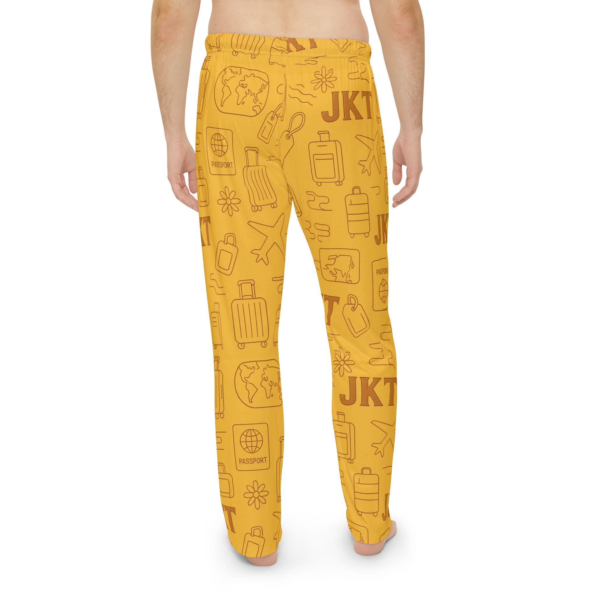 Travel-Inspired Men's Pajama Pants, Loungewear