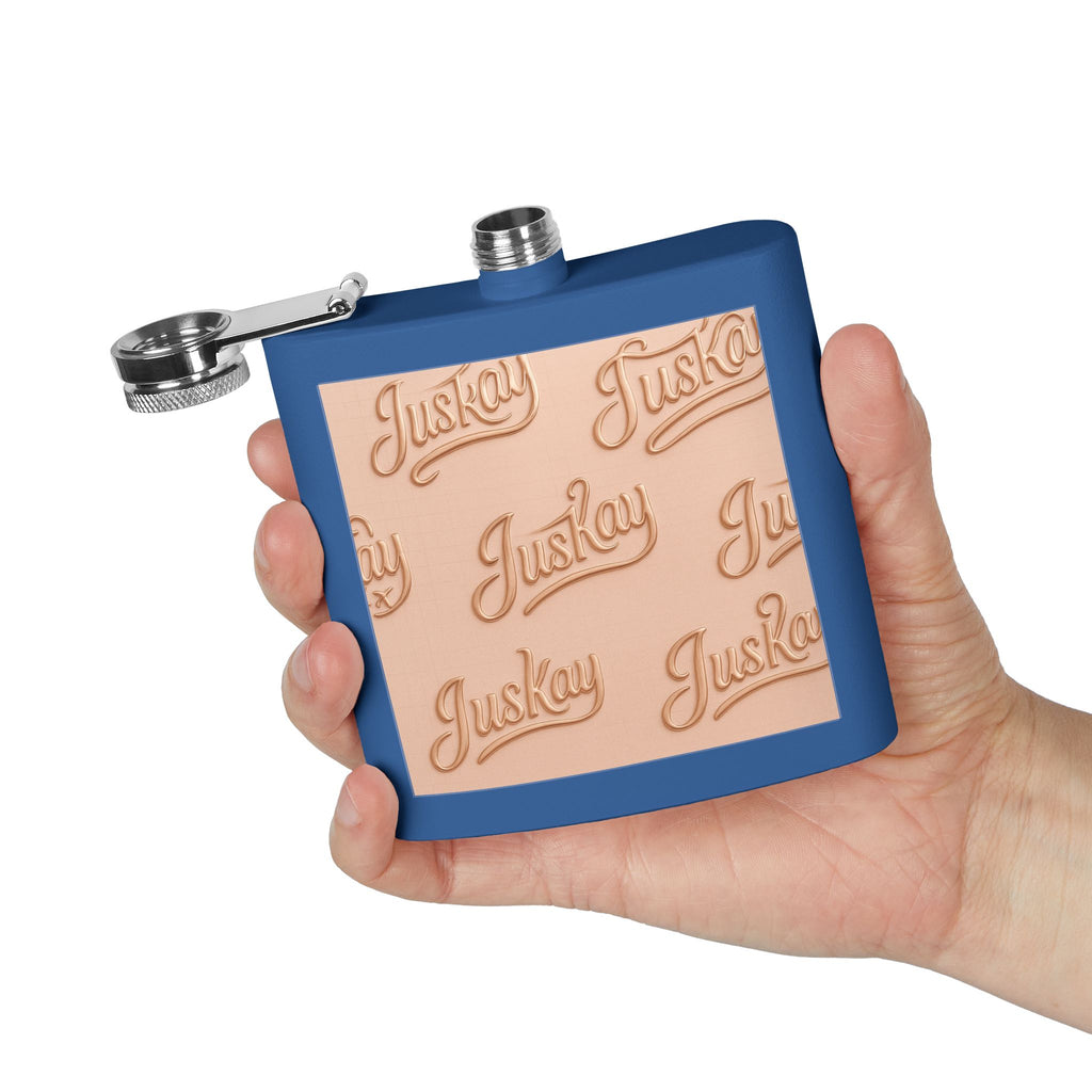 Stainless Steel Flask, 6oz - JusKay Design