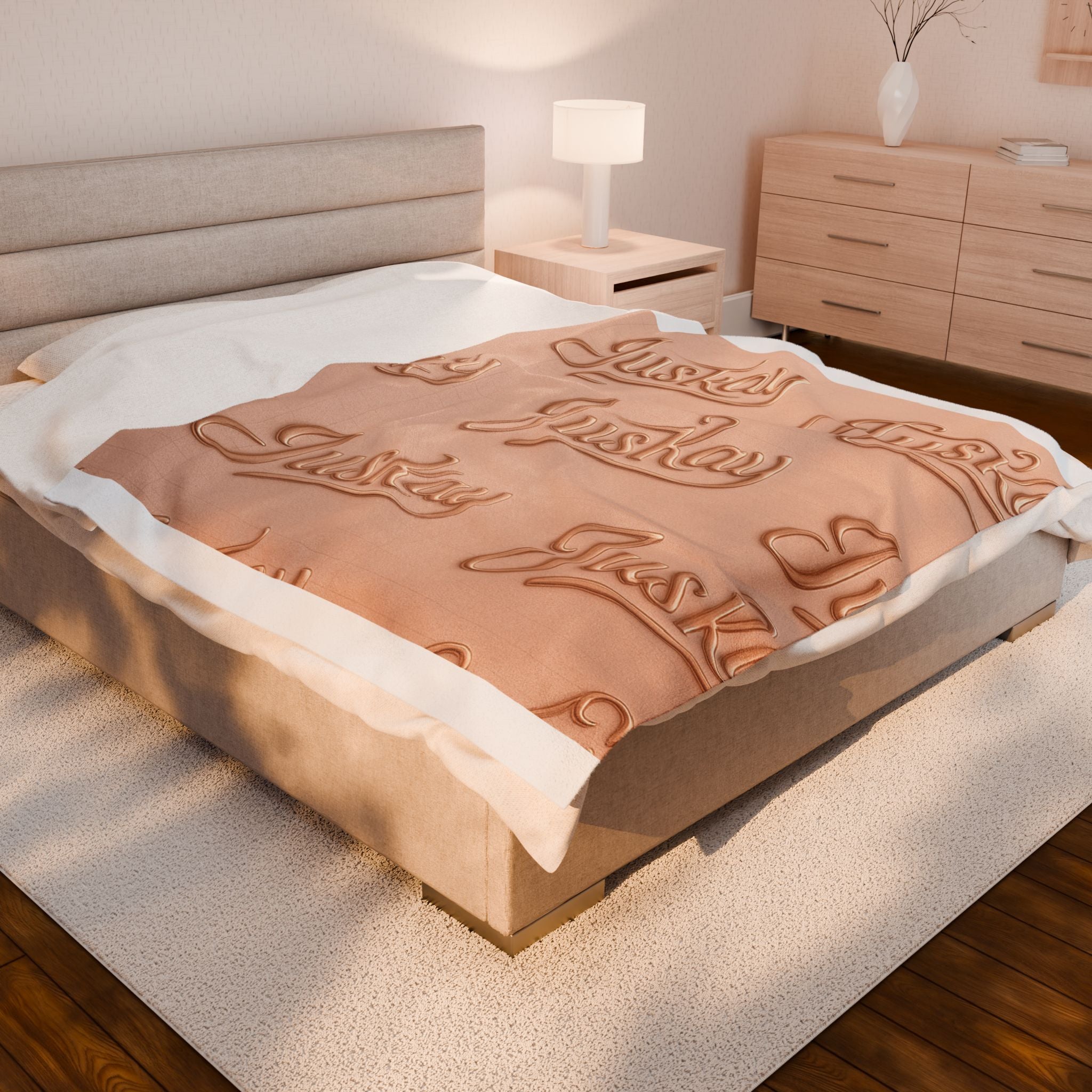 Plush Travel Blanket - Juskay Design