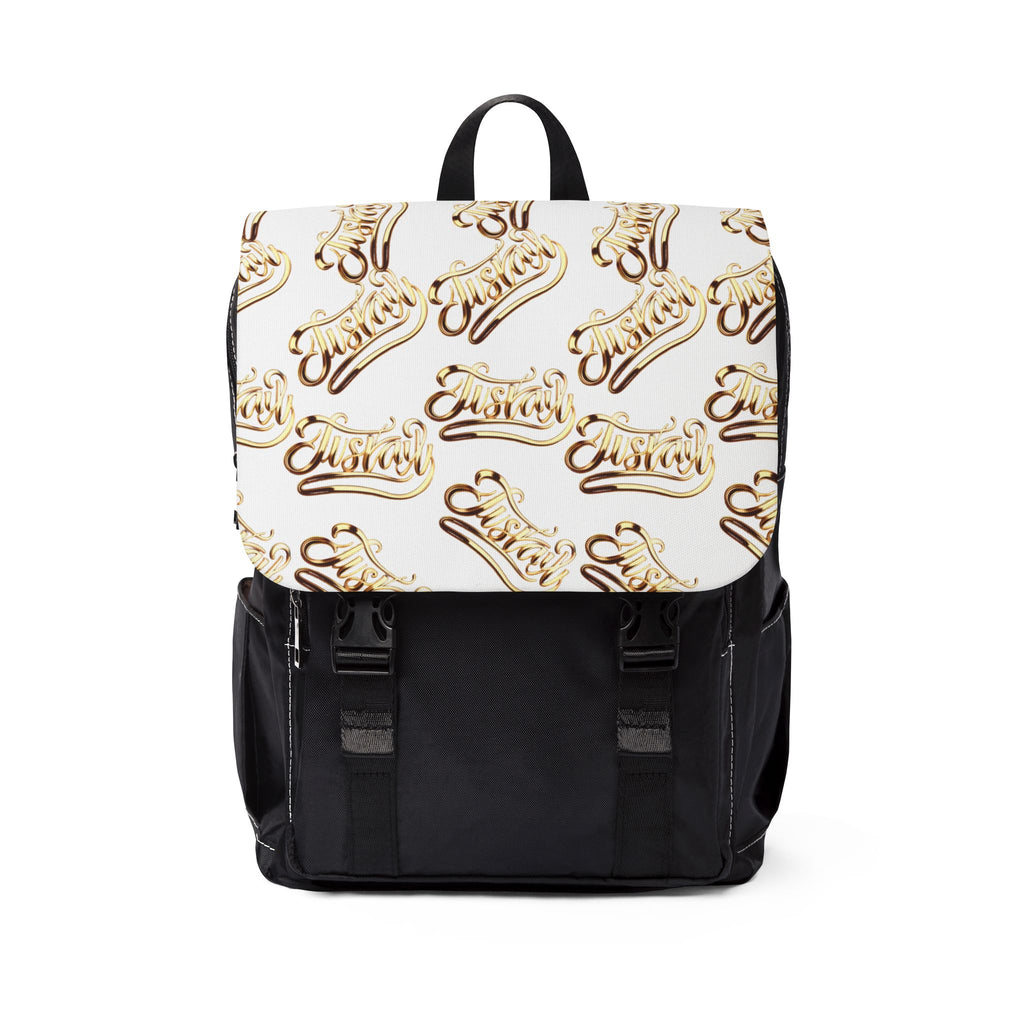Shoulder Backpack - Juskay Design (White)