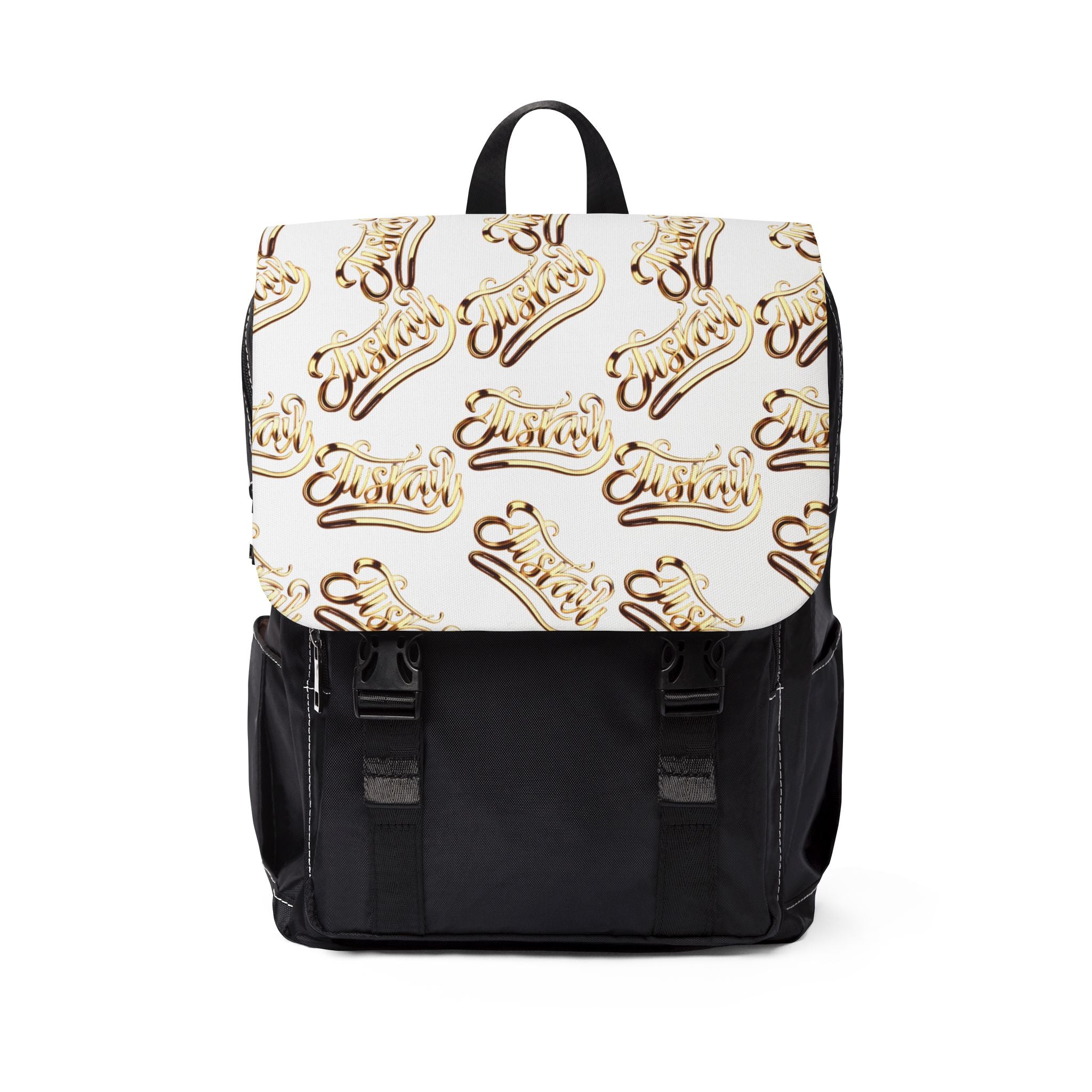 Shoulder Backpack - Juskay Design (White)