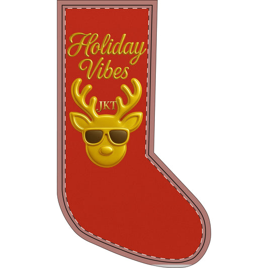 JusKay Design | Holiday Vibes | Flannel Christmas Stockings