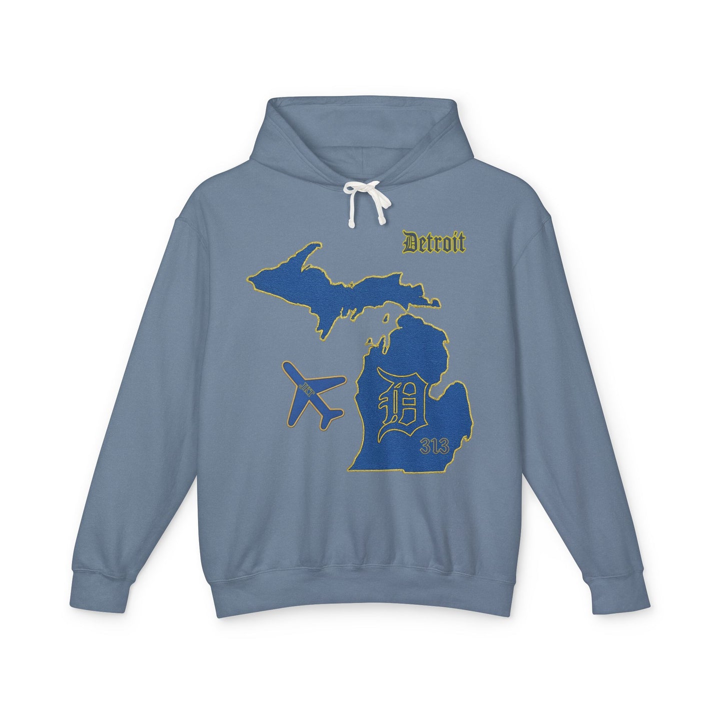 Jetsetter Hoodie | Detroit Edition - Michigan Map Travel Pullover