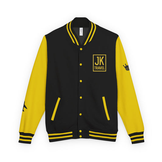 Jetsetter | Gold Edition | Heavyweight Letterman Jacket - JusKay Design