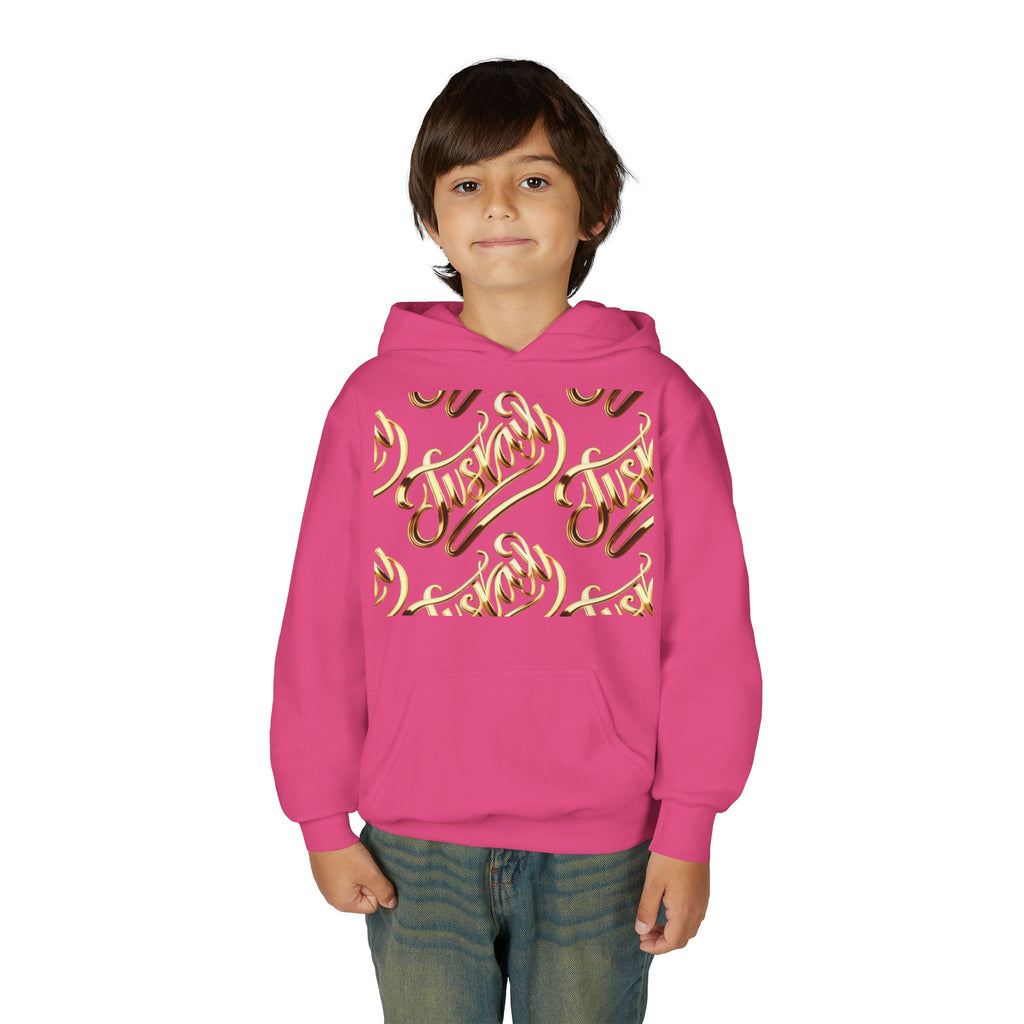 Youth Hooded Sweatshirt with Juskay Design