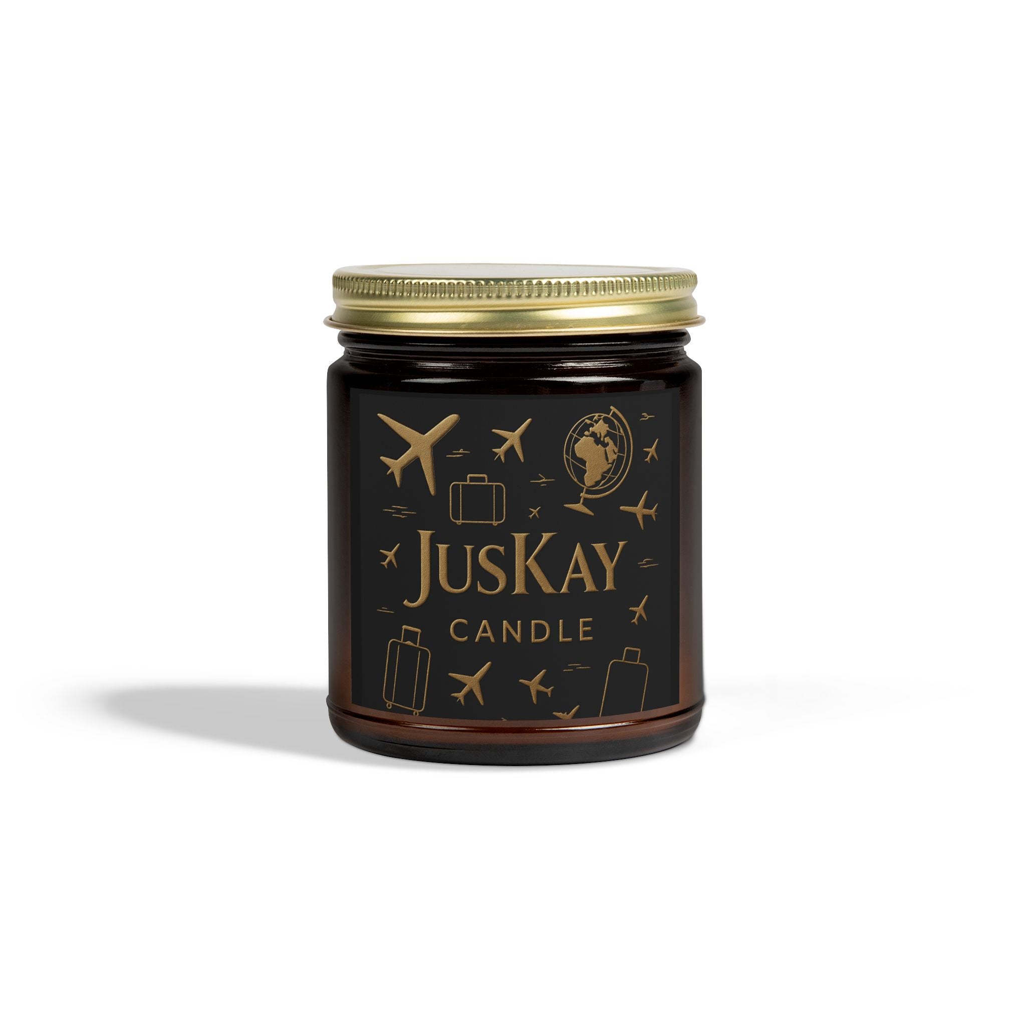 Travel Scented Candles, Coconut Apricot Wax