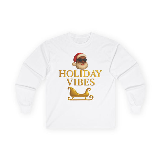 Holiday Vibes Long Sleeve Tee | Juskay Design
