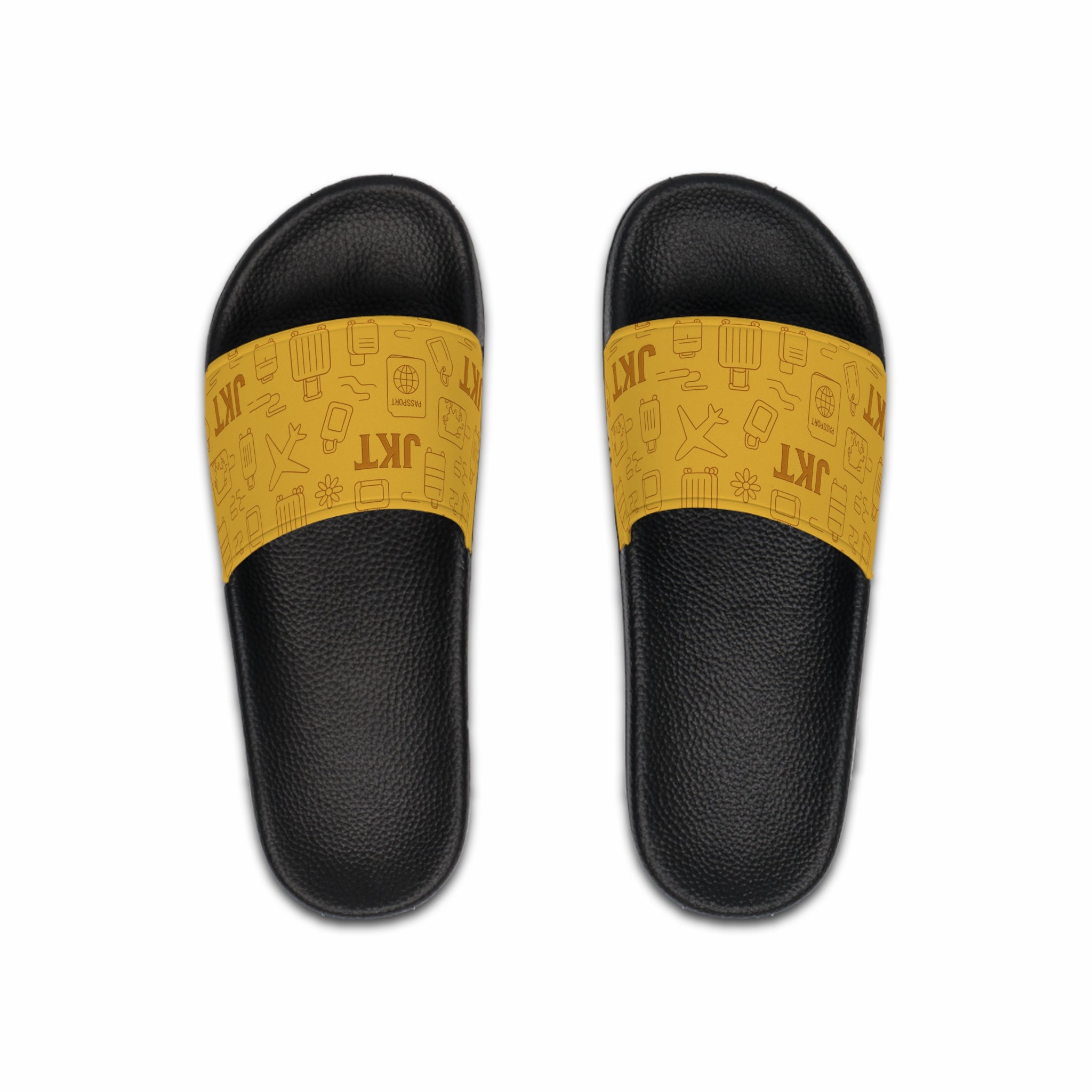 Men's Slide Sandals, Summer Travel Comfortable Footwear