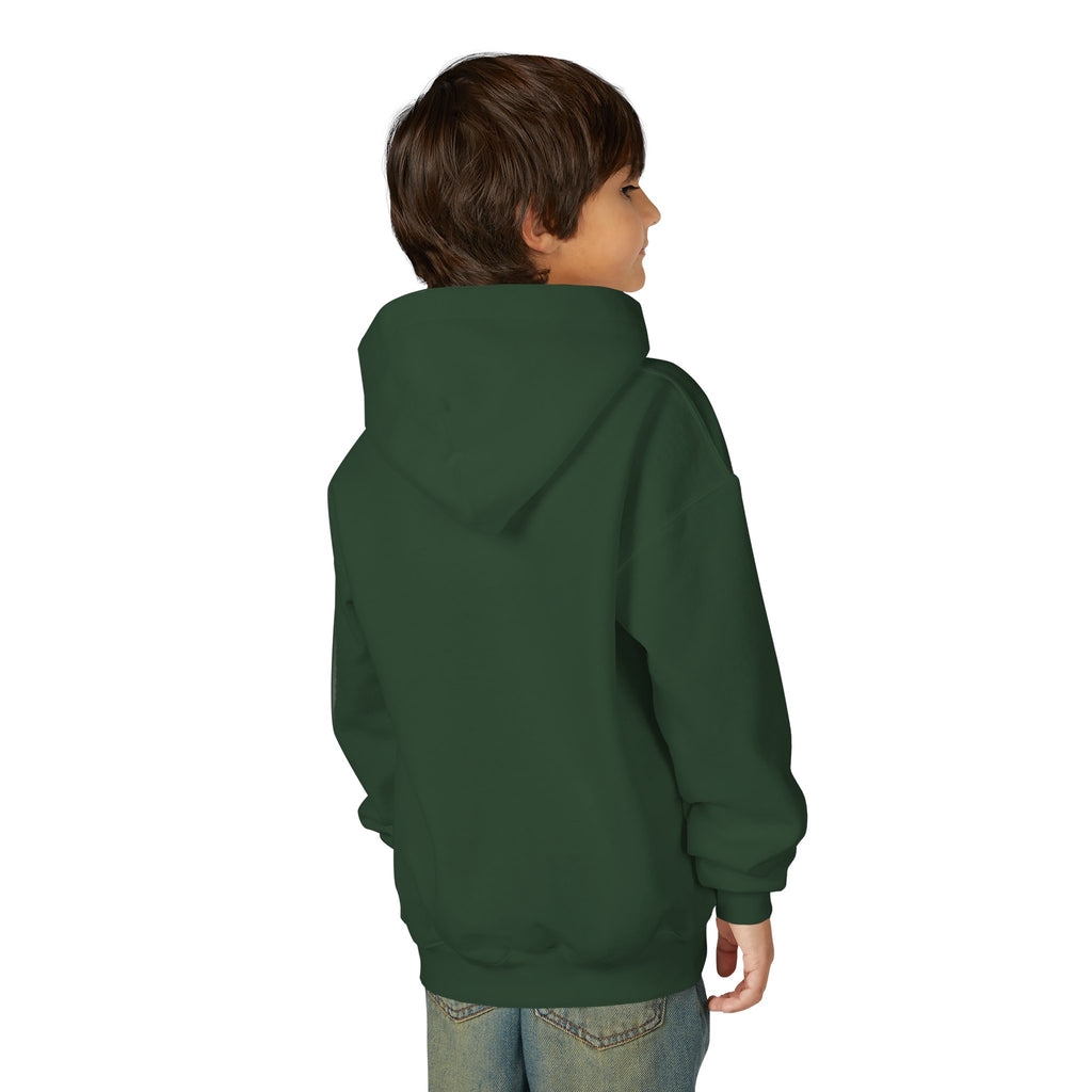 Youth Hooded Sweatshirt with Juskay Design