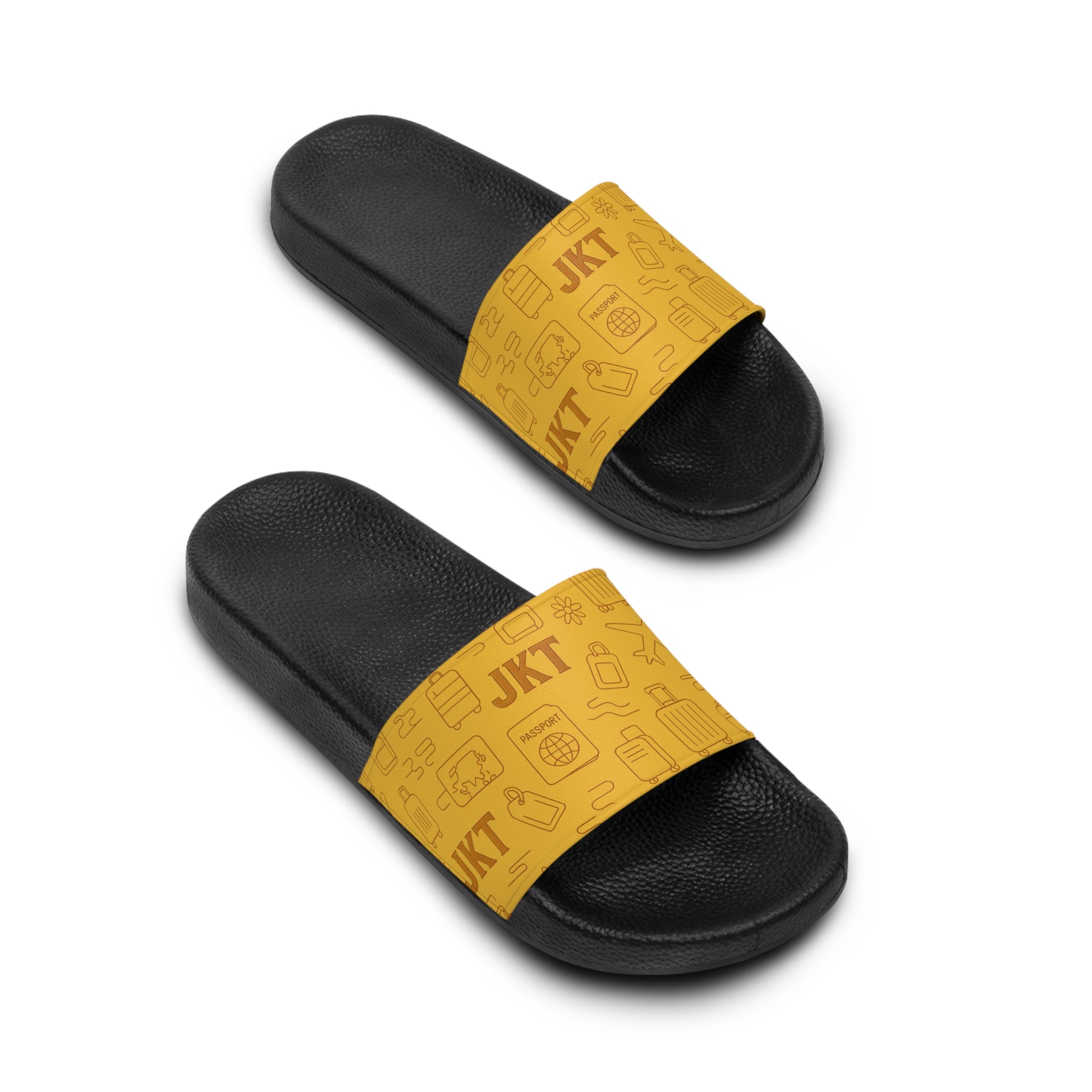 Men's Slide Sandals, Summer Travel Comfortable Footwear