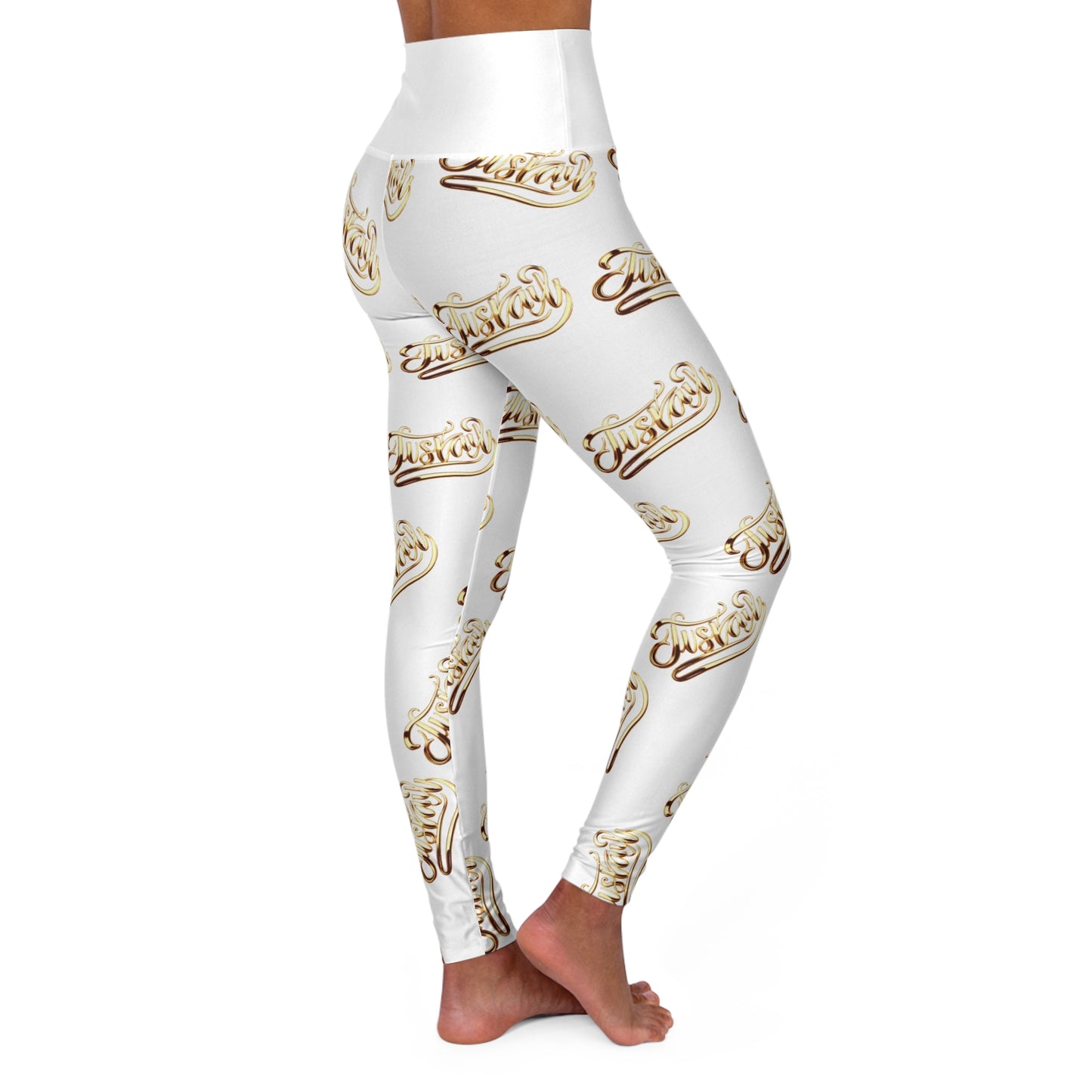 Luxe Pattern High Waisted Yoga Leggings | JusKay Design