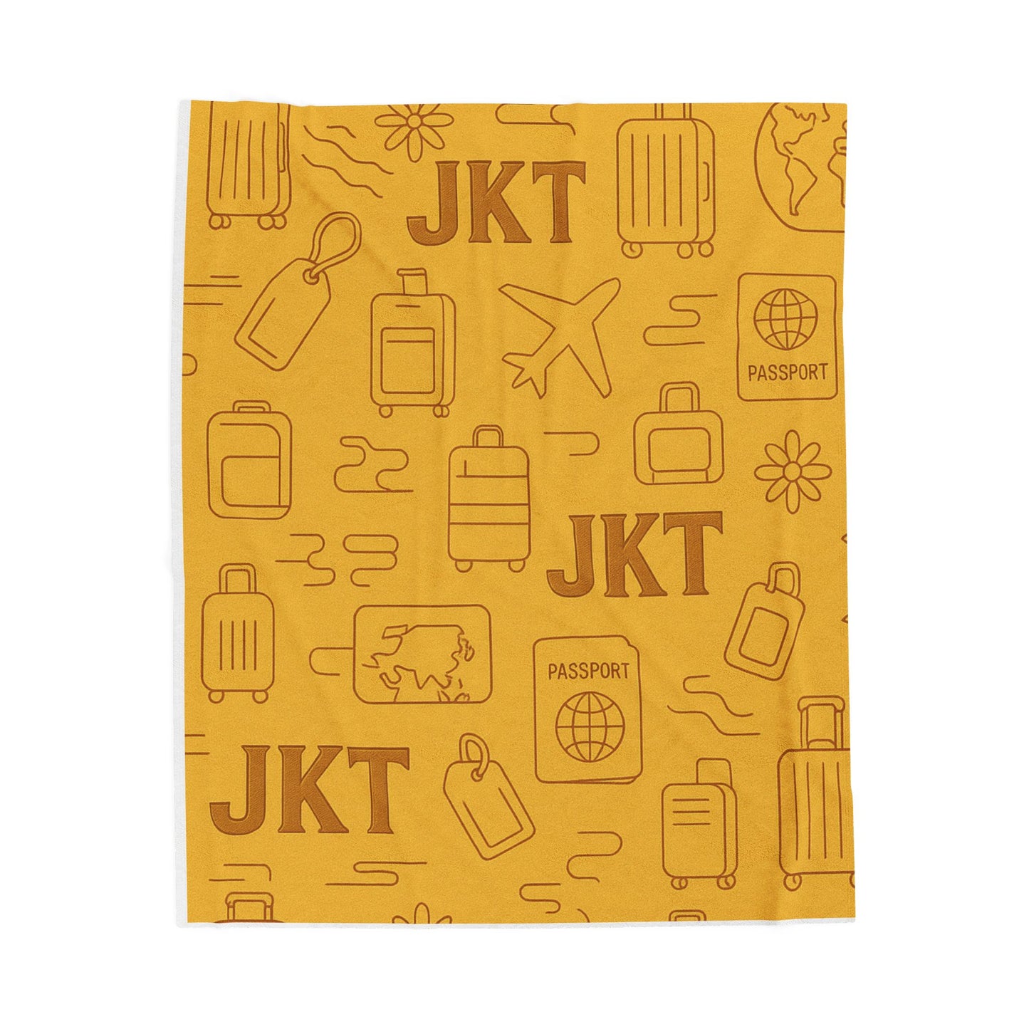 Plush Travel Blanket | JusKay Design