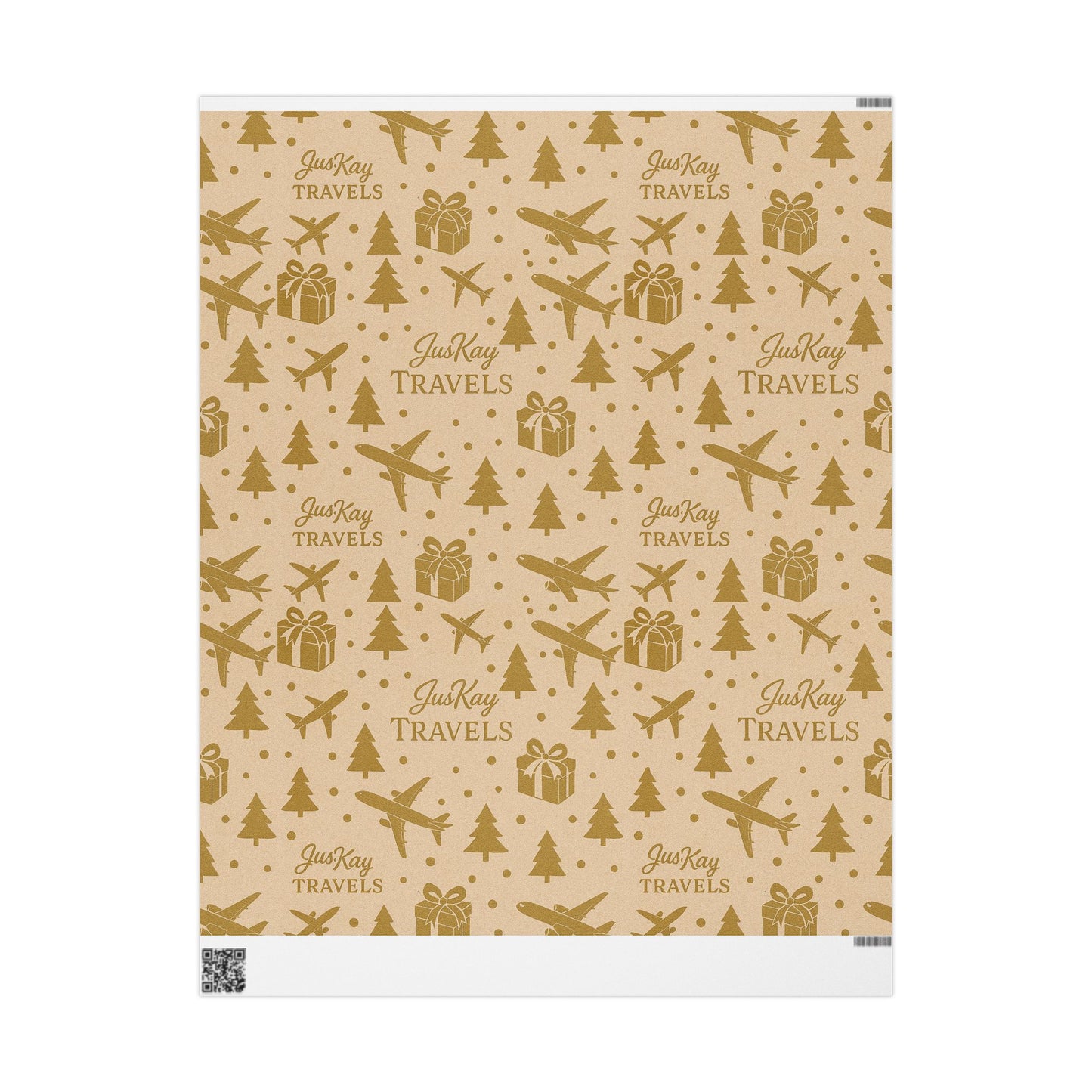 Christmas | Holiday Wrapping Paper | JusKay Travels Design