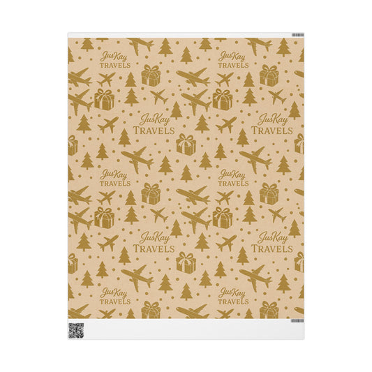 Christmas | Holiday Wrapping Paper | JusKay Travels Design