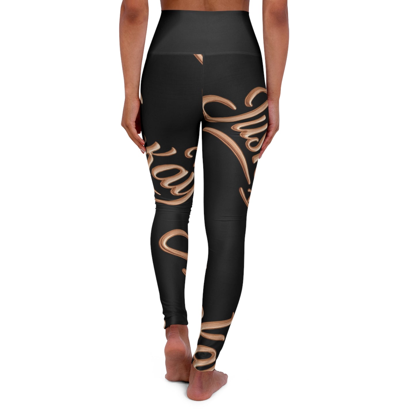 Luxe Pattern High Waisted Yoga Leggings | JusKay Design