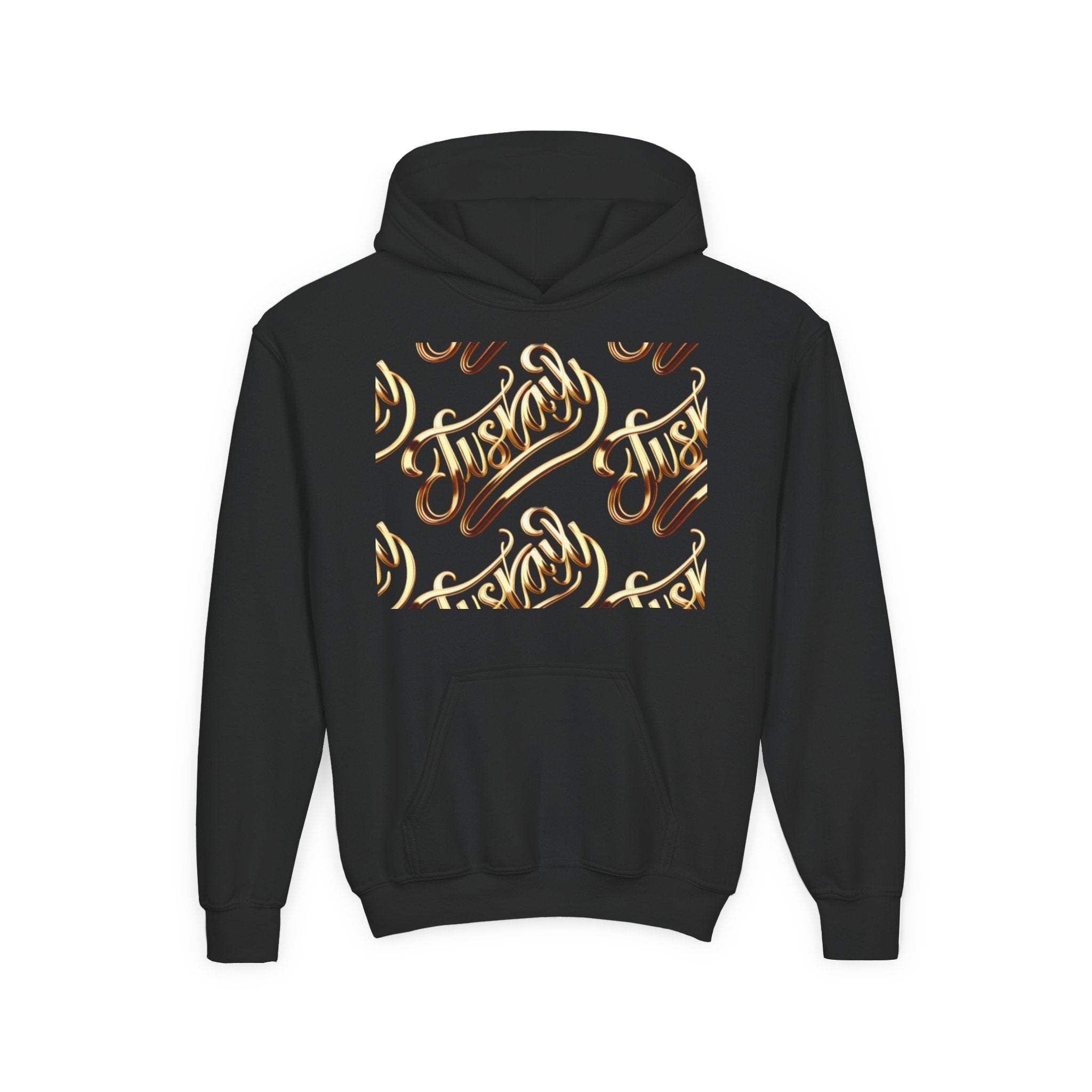 Youth Hooded Sweatshirt with Juskay Design