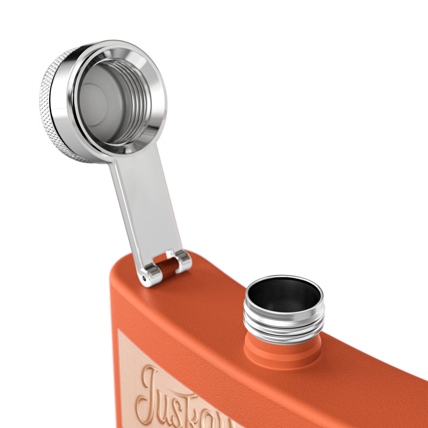 Stainless Steel Flask 6oz Luxe Pattern | JusKay Design