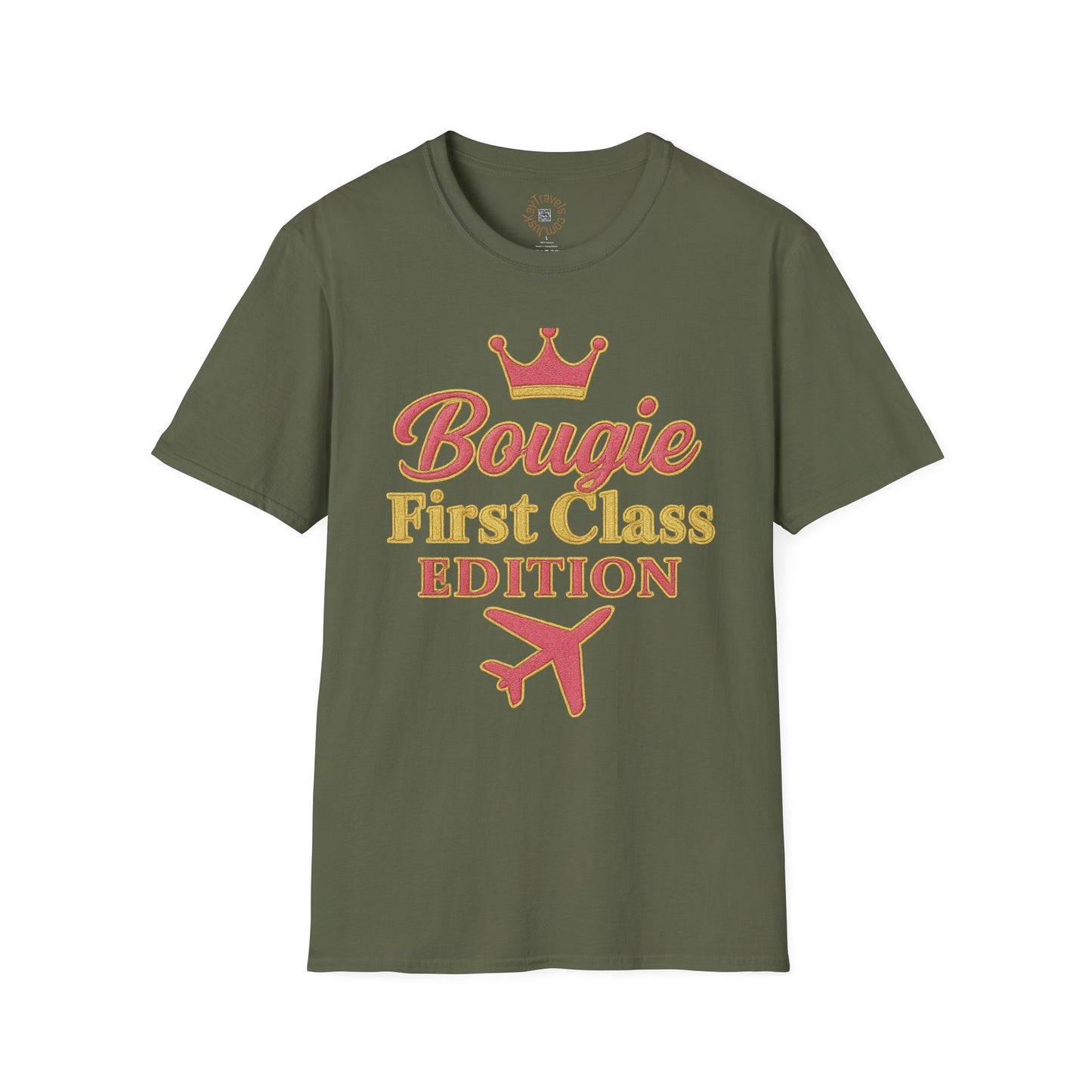 Bougie First-Class T-Shirt | Juskay Design, Travel Wear