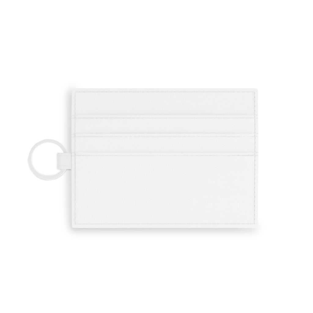 Card Holder with Travel Design - Saffiano Leather