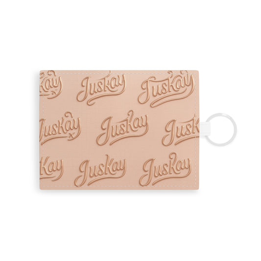 Card Holder Saffiano Leather Luxe Pattern | JusKay Design