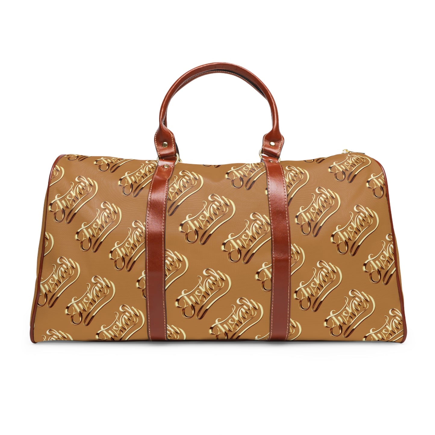 Stylish Travel Bag | JusKay Design (Light Brown)