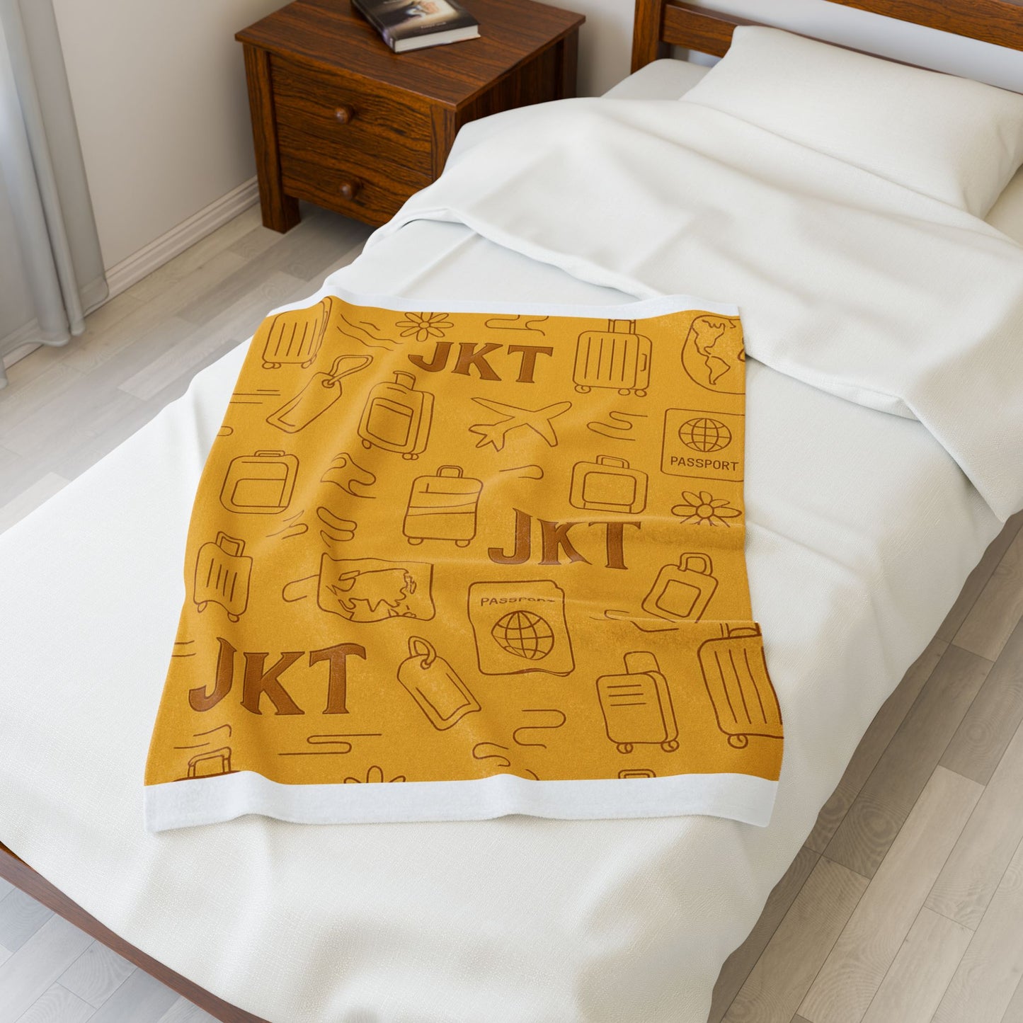 Plush Travel Blanket | JusKay Design