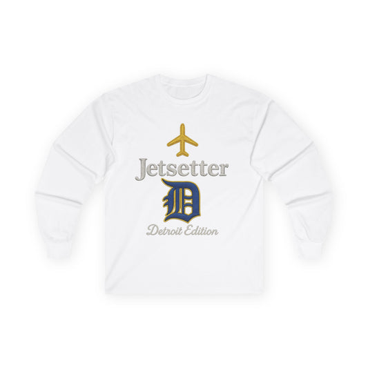 Jetsetter Detroit Long Sleeve Tee - JusKay Design