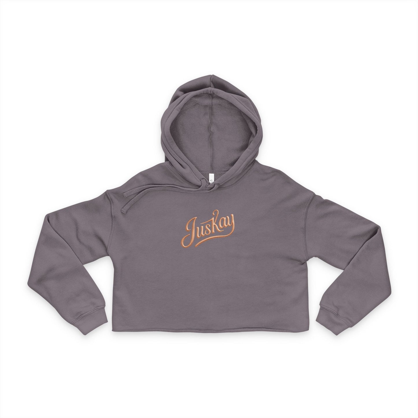 Stylish Women's Cropped Hoodie with 'Juskay' Design