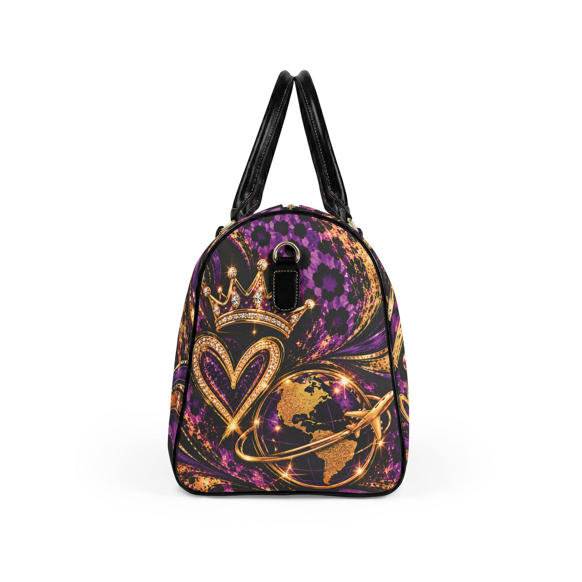 Faux Leather Travel Bag