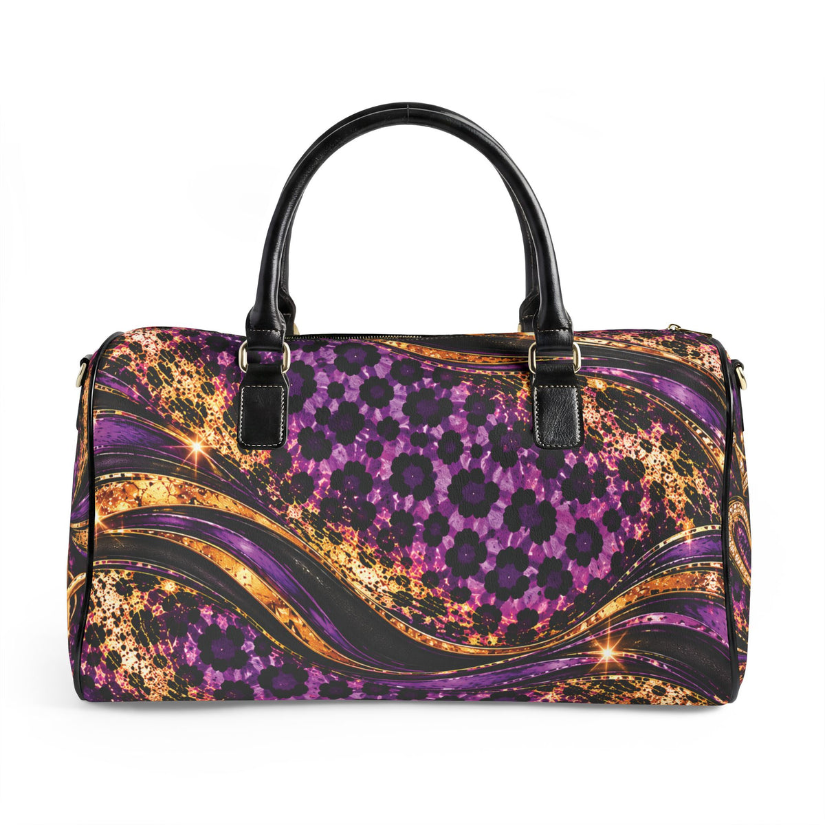 Faux Leather Travel Bag