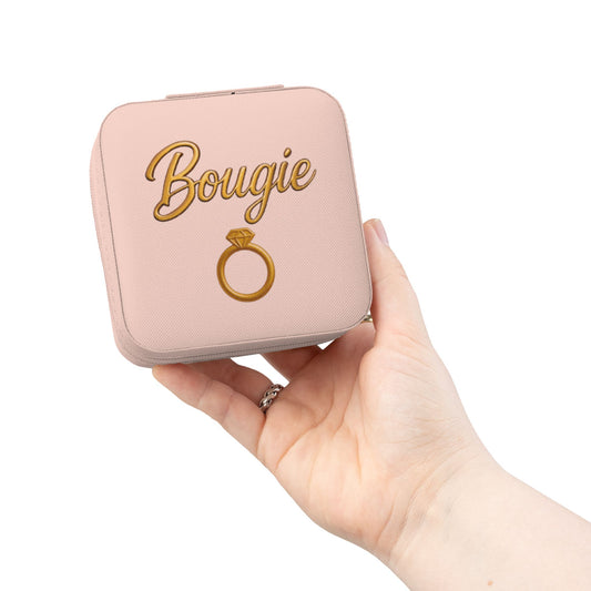 Jewelry Travel Case - JusKay 'Bougie' Compact Jewelry Organizer for Travel & Gifts
