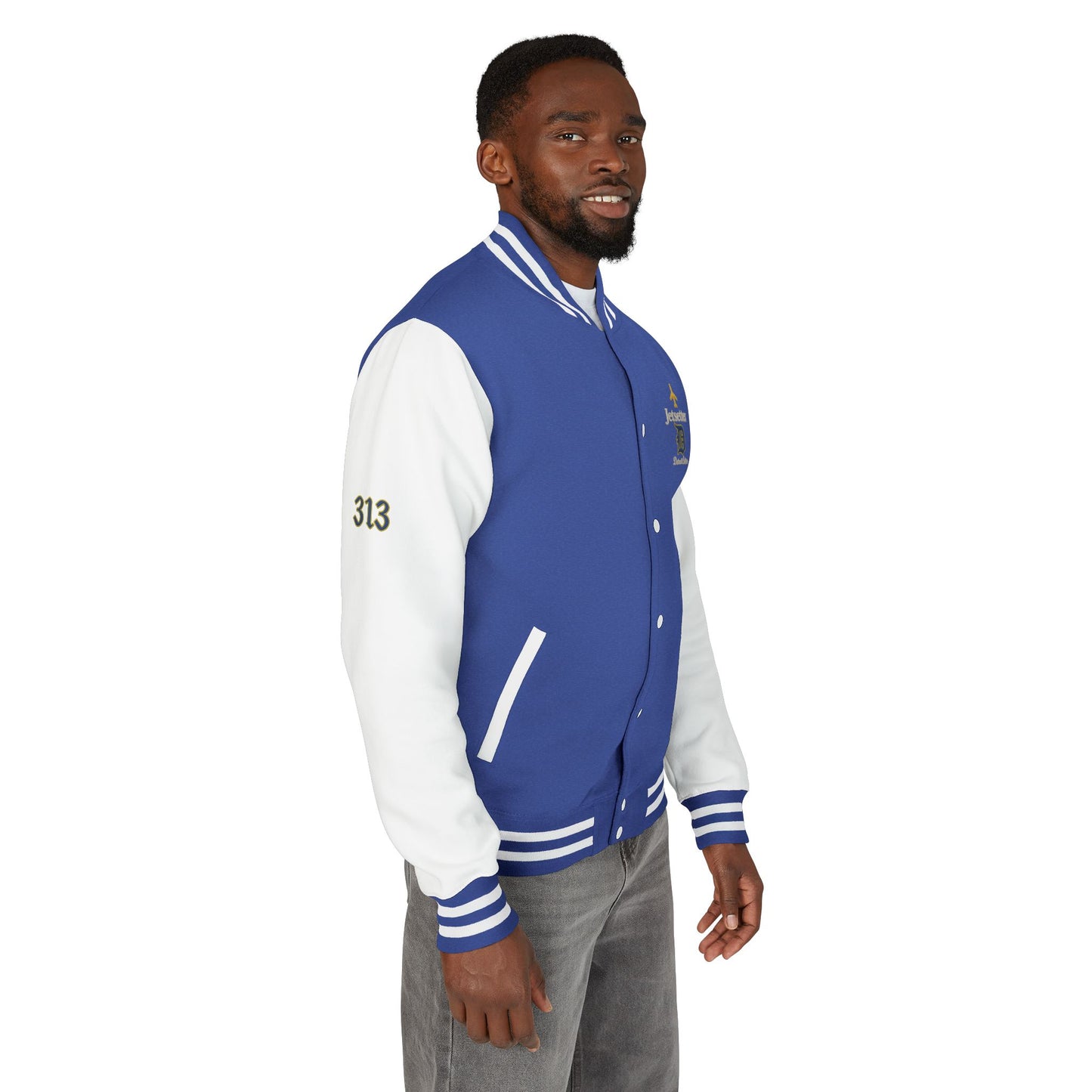 Jetsetter | Detroit Edition | Heavyweight Letterman Jacket - JusKay Design