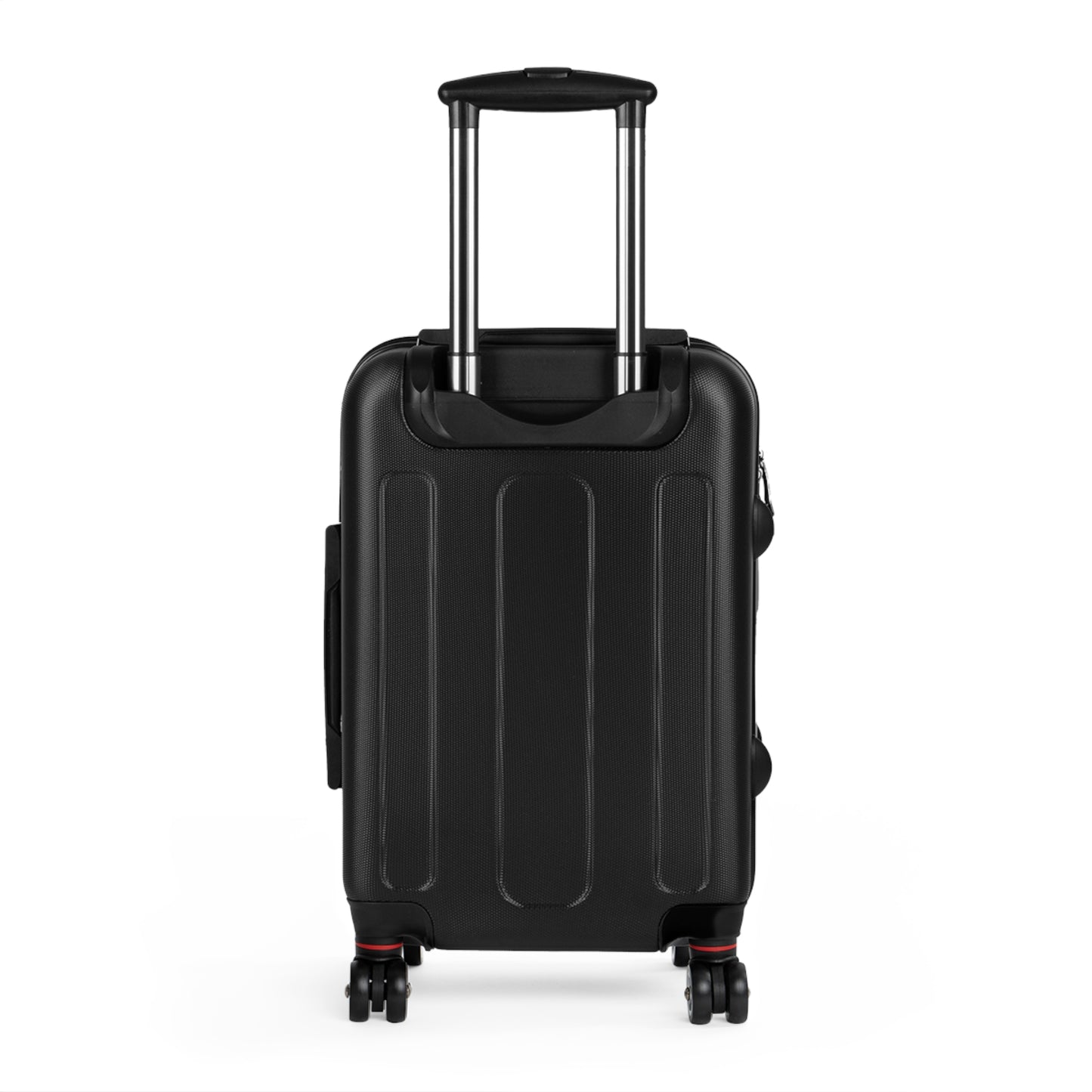 Bougie JusKay Script Carry-On Suitcase — Black Travel Luggage